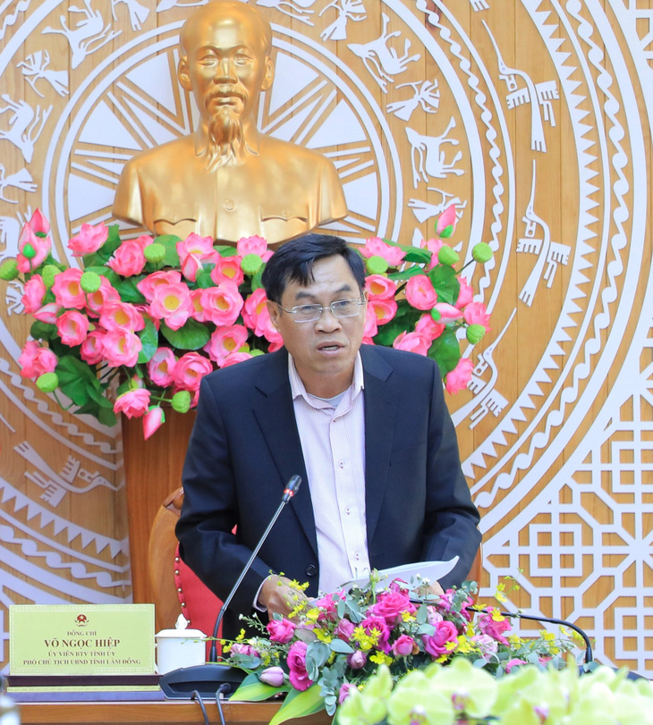 Ông Võ Ngọc Hiệp, phó chủ tịch UBND tỉnh Lâm Đồng - Ảnh: M.V