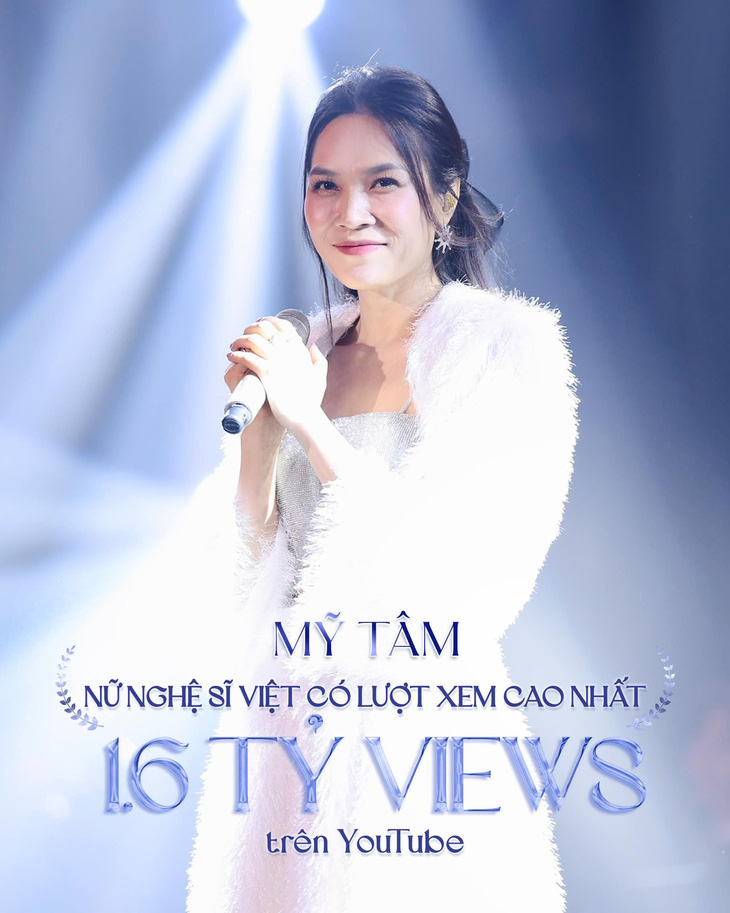 Mỹ Tâm là nữ ca sĩ Việt đầu tiên đạt lượt xem cao nhất trên YouTube
