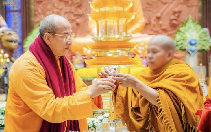 Vụ 'xá lợi tóc Đức Phật': Đại đức Thích Trúc Thái Minh, trụ trì chùa Ba Vàng, bị kỷ luật