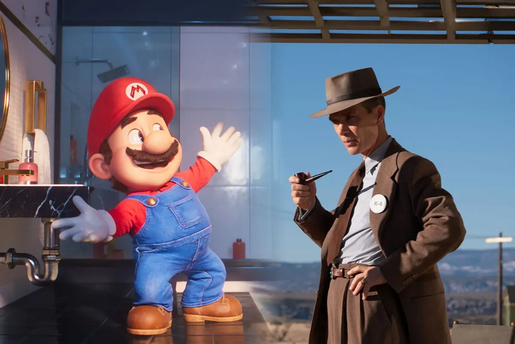Thành công lớn nhất của Universal trong năm nay là Oppenheimer và Mario, 2 phim này thu vể cho hãng hơn 2,3 tỉ USD - Ảnh: Universal Pictures