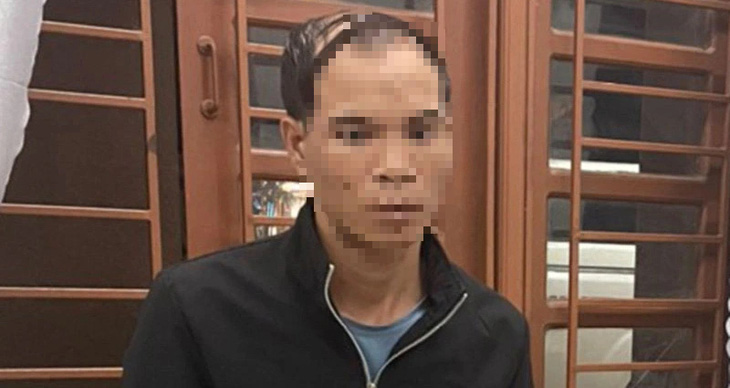 Đặng Thành Vĩ (32 tuổi, ngụ huyện Phú Hòa, tỉnh Phú Yên) tại cơ quan công an - Ảnh: Công an cung cấp