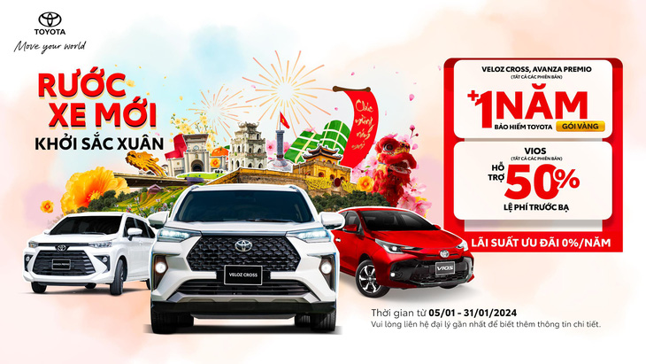 Toyota Việt Nam tung chương trình khuyến mại đầu năm- Ảnh 1.