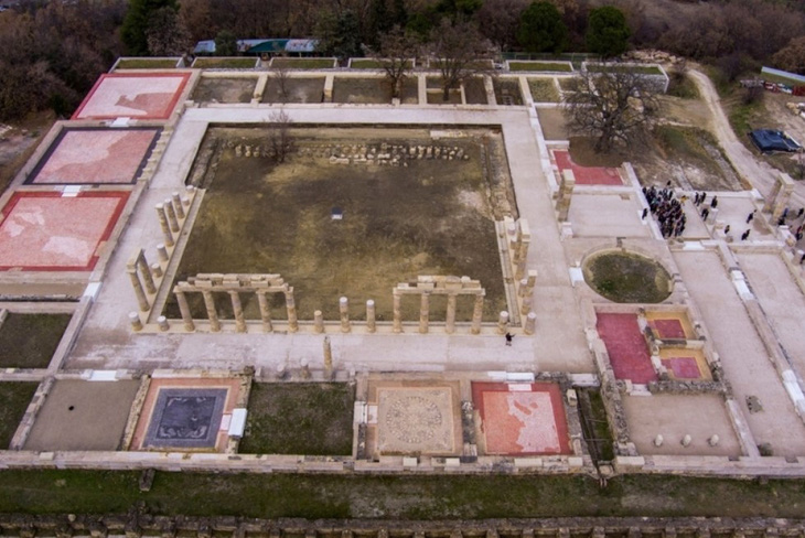 Hy Lạp hồi sinh cung điện 2.300 năm tuổi, nơi Alexander Đại đế đăng quang - Ảnh: MALAY MAIL