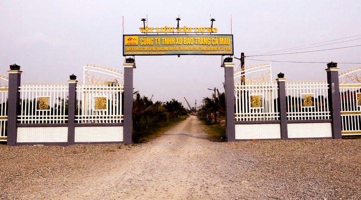 Công ty TNHH xây dựng Bảo Trang, nơi Nguyễn Văn Hải làm phó giám đốc - Ảnh: THANH HUYỀN