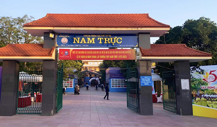 Cơ quan Công an tỉnh Nam Định đang tạm giữ 7 thanh, thiếu niên liên quan vụ đánh chết nam sinh lớp 12 Trường THPT Nam Trực - Ảnh: H.NAM