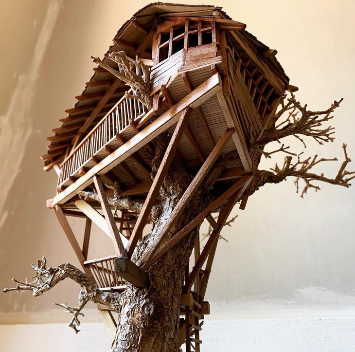 Họa sĩ hoạt hình sáng tạo tác phẩm nghệ thuật từ cây bonsai- Ảnh 9.