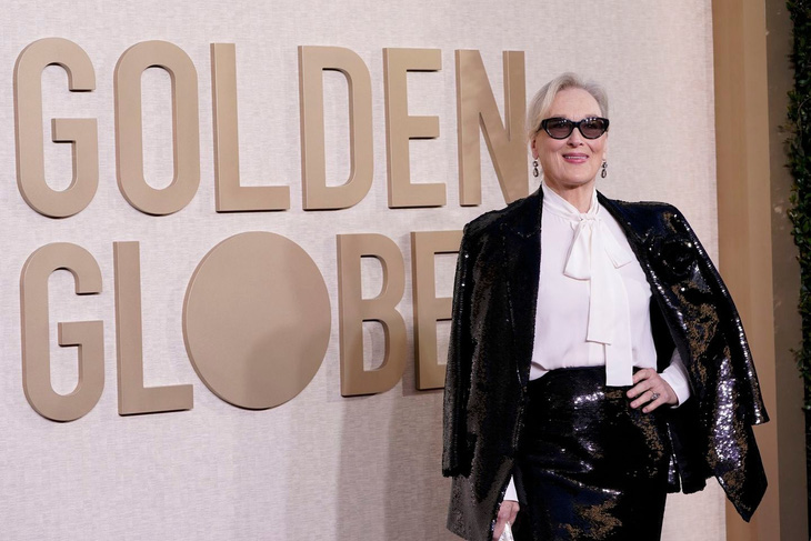 Minh tinh Meryl Streep vừa lập kỷ lục người được đề cử nhiều nhất với 33 đề cử Quả cầu vàng trong hàng chục năm qua - Ảnh: AP