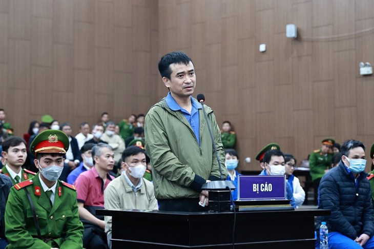 Bị cáo Phan Quốc Việt tại phiên tòa - Ảnh: GIANG LONG