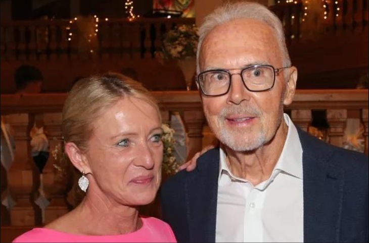 Beckenbauer và người vợ hiện nay Heid - Ảnh: INTERNET