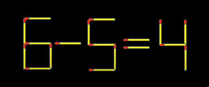 Thử tài IQ: Di chuyển một que diêm để 4-9=1 thành phép tính đúng- Ảnh 5.