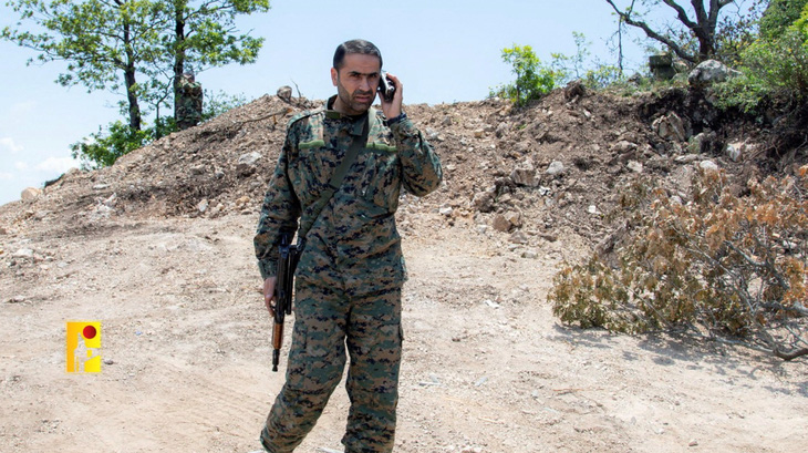 Hình ảnh được cho chụp ông Wissam al-Tawil, chỉ huy lực lượng đặc nhiệm Radwan của tổ chức Hezbollah - Ảnh: REUTERS