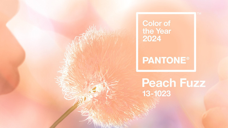 Peach Fuzz - màu của năm 2024