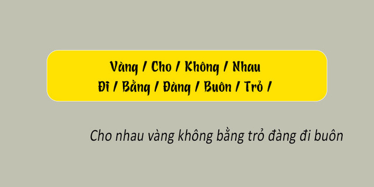 Thử tài tiếng Việt: Sắp xếp các từ sau thành câu có nghĩa (P140) - Ảnh 1.