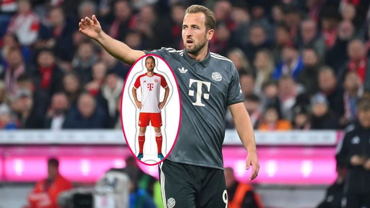 Fan ‘mắt chữ A mồm chữ O’ khi Bayern Munich ra mắt đệm hơi Harry Kane - Ảnh 1.