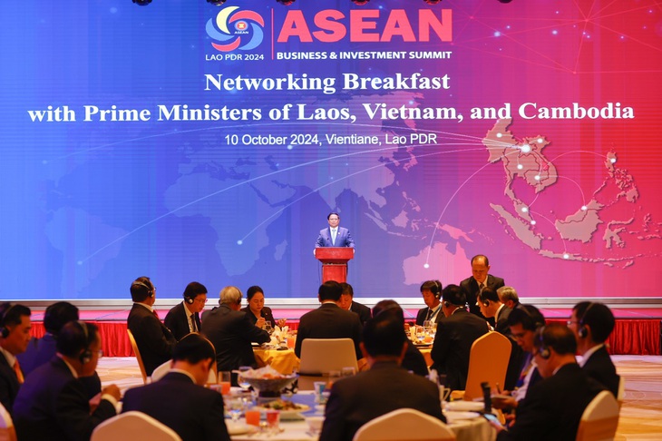Thủ tướng Phạm Minh Chính mong muốn Việt Nam, Lào, Campuchia nâng tầm gắn kết kinh tế - Ảnh 2.