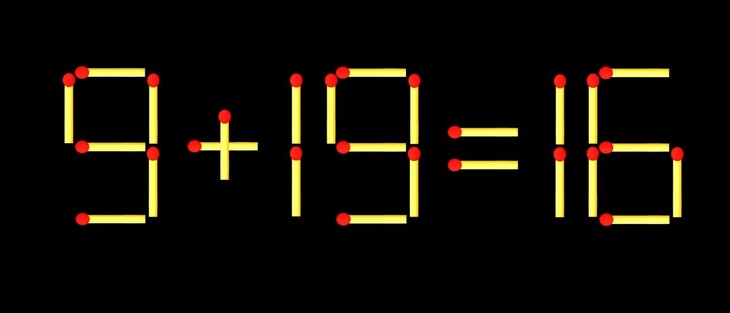 Thử tài IQ: Di chuyển một que diêm để 71+16=5 thành phép tính đúng - Ảnh 3.