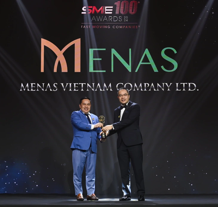 Menas lần thứ 2 liên tiếp được trao giải thưởng SME100 - Ảnh 1.