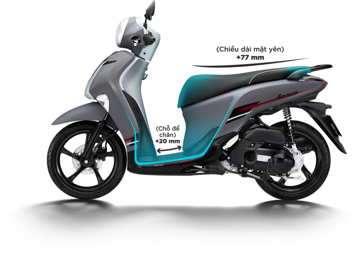 Yamaha Janu 125 ra mắt Việt Nam: - Ảnh 4.