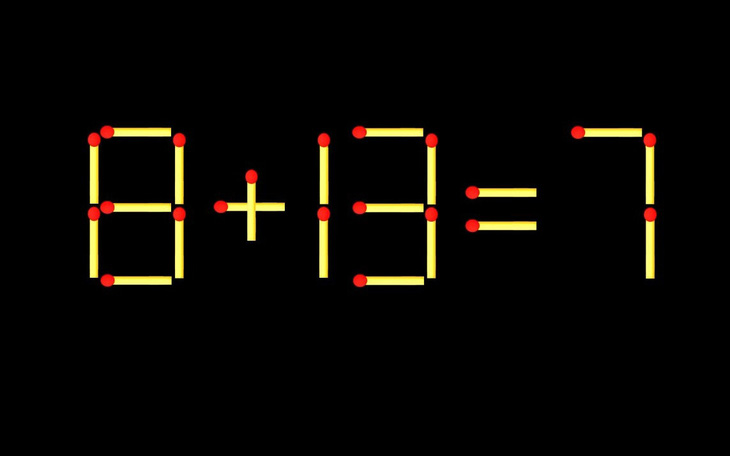 Thử tài IQ: Di chuyển một que diêm để 11+17=8 thành phép tính đúng - Ảnh 7.