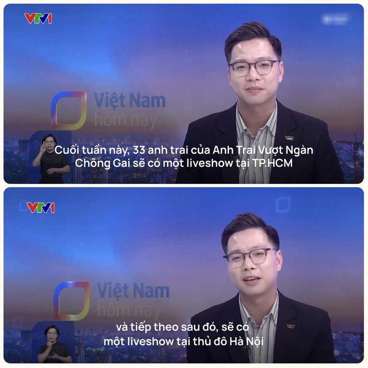 VTV vội xin lỗi vì MC ‘nói hớ’ đêm nhạc Anh trai vượt ngàn chông gai - Ảnh 1.