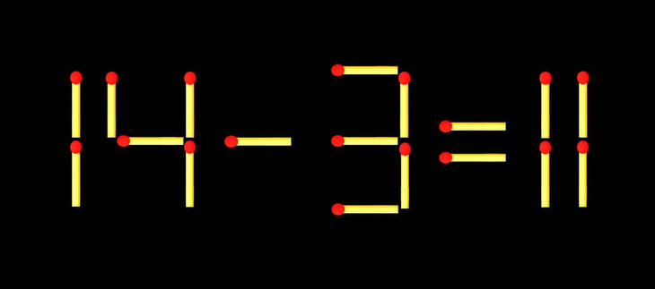 Thử tài IQ: Di chuyển một que diêm để 5/3=3/7 thành phép tính đúng - Ảnh 1.