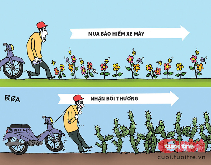 Mê cung bồi thường bảo hiểm xe máy - Ảnh 2.