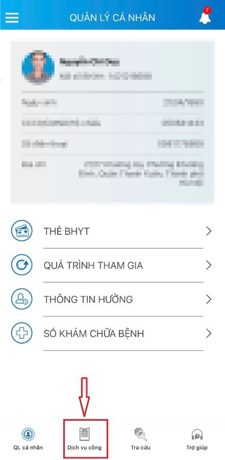 Hướng dẫn phụ huynh tra cứu thẻ bảo hiểm y tế và đăng ký tài khoản VssID-BHXH số cho con - Ảnh 5.