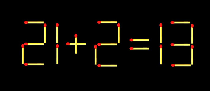 Thử tài IQ: Di chuyển một que diêm để 13+31=78 thành phép tính đúng - Ảnh 3.