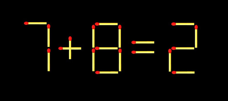 Thử tài IQ: Di chuyển một que diêm để 8+16=10 thành phép tính đúng - Ảnh 2.