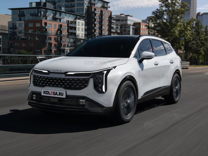 Kia Sportage 2024 lộ mặt, có màn hình cong như xe sang - Ảnh 4.