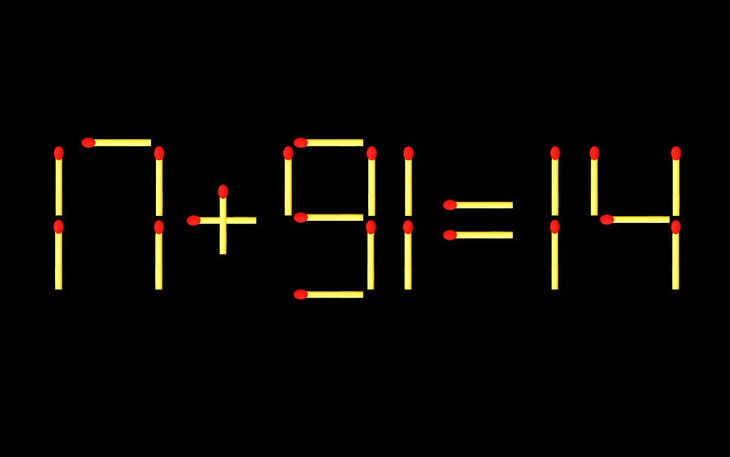 Thử tài IQ: Di chuyển một que diêm để 13+31=78 thành phép tính đúng - Ảnh 7.