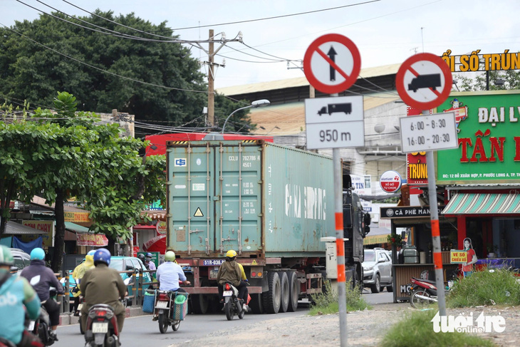 Nới rộng vòng cấm xe tải nặng nhiều tuyến đường 'nóng' ở TP Thủ Đức? - Ảnh 3.