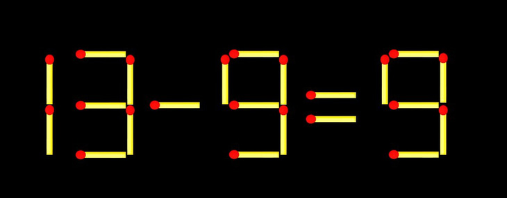 Thử tài IQ: Di chuyển một que diêm để 9-4=6 thành phép tính đúng - Ảnh 2.