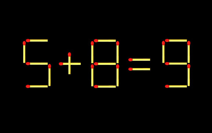 Thử tài IQ: Di chuyển một que diêm để 8+9=0 thành phép tính đúng - Ảnh 7.