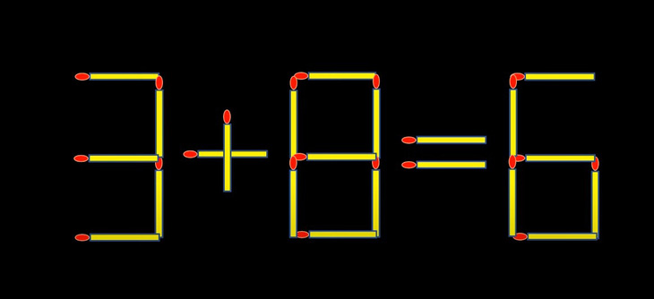 Thử tài IQ: Di chuyển một que diêm để 6-6=8 thành phép tính đúng - Ảnh 3.