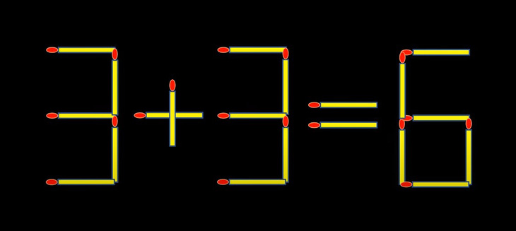 Thử tài IQ: Di chuyển một que diêm để 3+3=6 thành phép tính đúng - Ảnh 6.