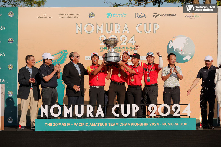 Tuyển golf Việt Nam vô địch Nomura Cup 2024 - Ảnh 1.