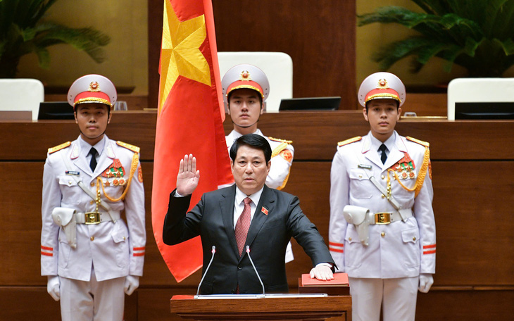 Lãnh đạo Triều Tiên, Hàn Quốc, Nhật Bản chúc mừng Chủ tịch nước Lương Cường - Ảnh 2.