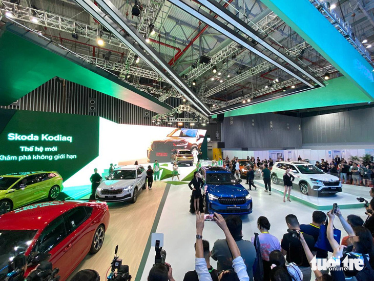 Skoda tung 5 xe mới ở Vietnam Motor Show 2024, có cả xe điện, chưa có giá bán - Ảnh 1.