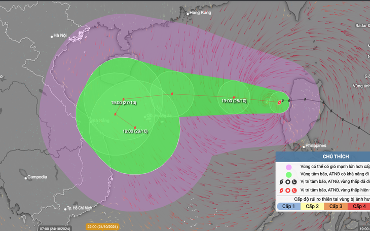Thời tiết hôm nay 25-10: Cả nước ngày nắng, Biển Đông đón bão - Ảnh 2.