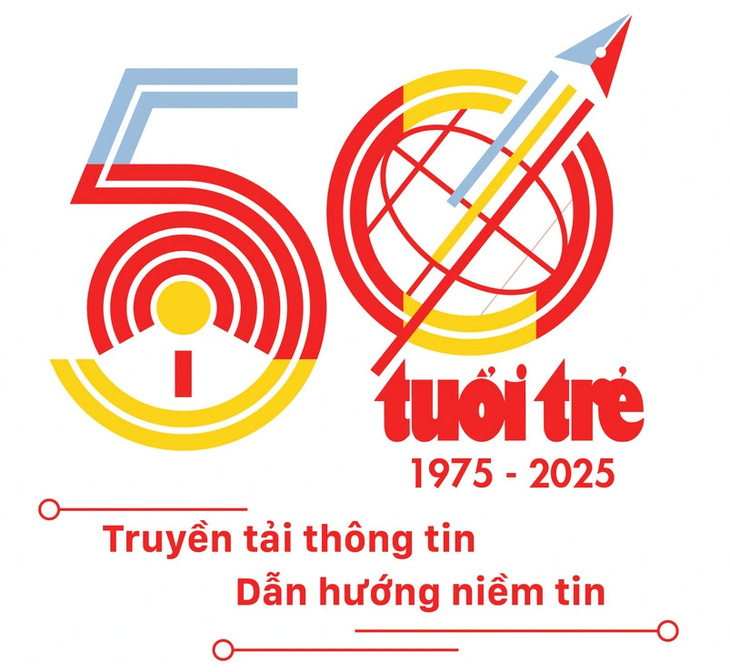 Thiết kế logo, ý tưởng slogan kỷ niệm 50 năm thành lập báo Tuổi Trẻ - Ảnh 2.