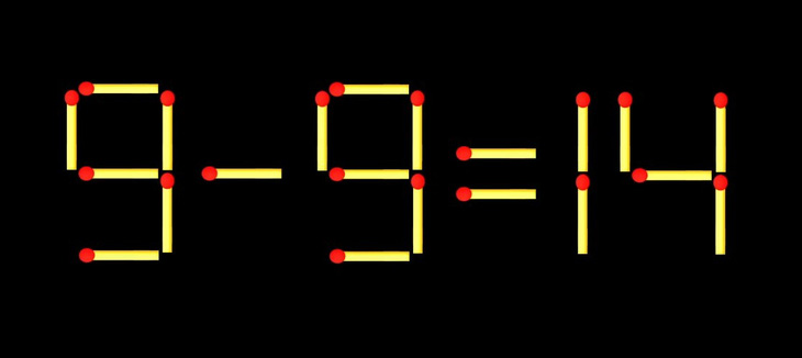 Thử tài IQ: Di chuyển một que diêm để 8+9=0 thành phép tính đúng - Ảnh 2.