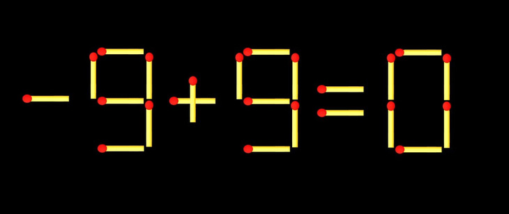 Thử tài IQ: Di chuyển một que diêm để 8+9=0 thành phép tính đúng - Ảnh 1.