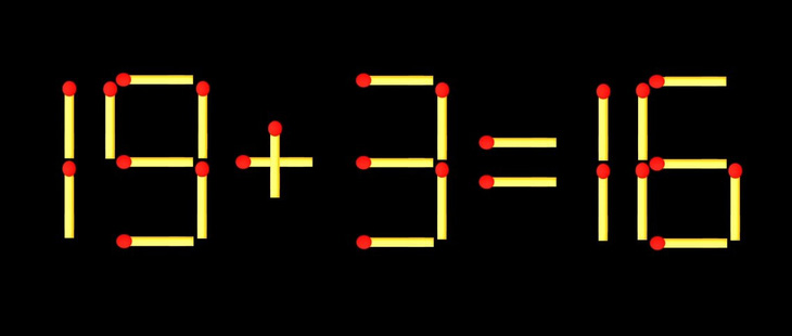 Thử tài IQ: Di chuyển một que diêm để 11+19=2 thành phép tính đúng - Ảnh 3.