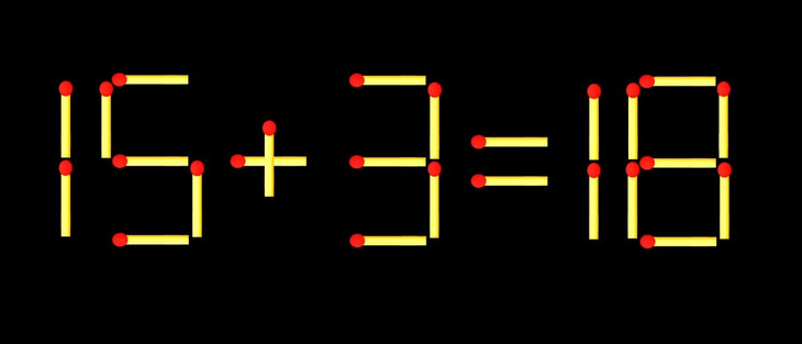 Thử tài IQ: Di chuyển một que diêm để 11+19=2 thành phép tính đúng - Ảnh 1.