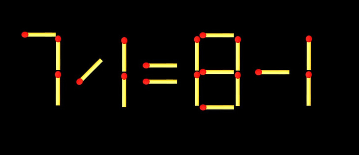 Thử tài IQ: Di chuyển một que diêm để 12+19=7 thành phép tính đúng - Ảnh 1.