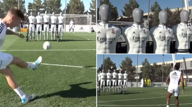 Real Madrid dùng robot giúp cầu thủ rèn đá phạt - Ảnh 1.