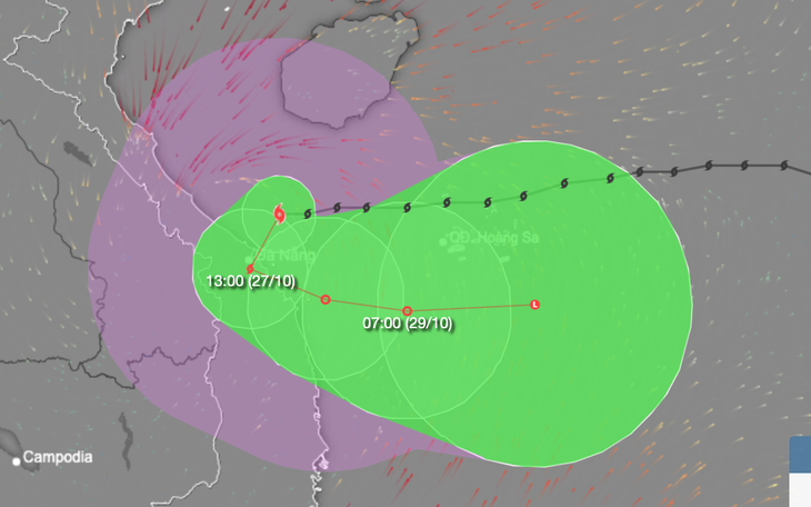 Dự báo trưa nay, bão Trà Mi đổ bộ vào nam Quảng Trị đến bắc Quảng Nam - Ảnh 4.