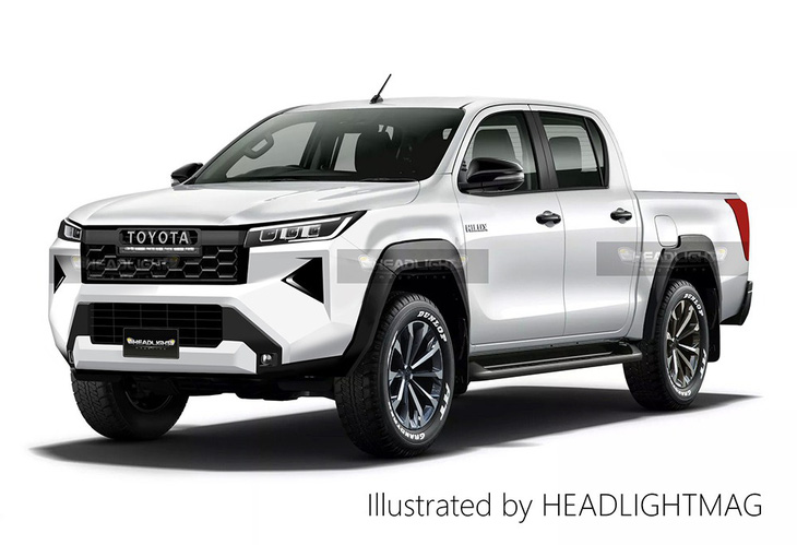 Toyota Hilux đời mới ra mắt vào 2025 sẽ mang thiết kế ra sao? - Ảnh 1.