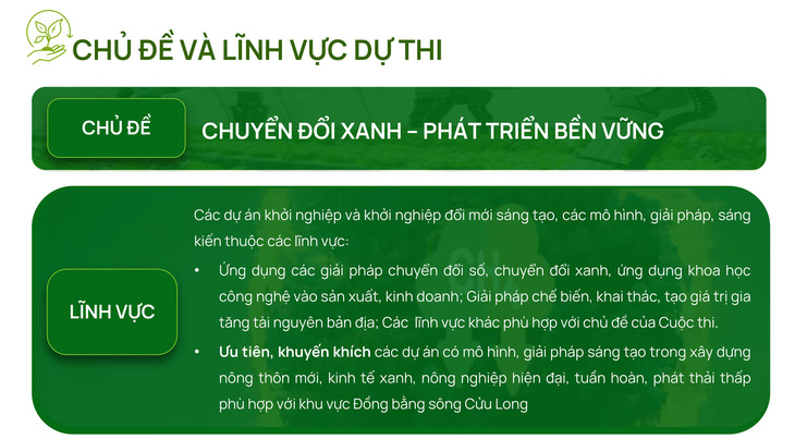 Đồng Tháp tổ chức cuộc thi sáng kiến Mekong với giải thưởng 230 triệu đồng - Ảnh 2.